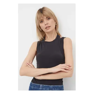 Top Calvin Klein Jeans dámský, černá barva, J20J223115