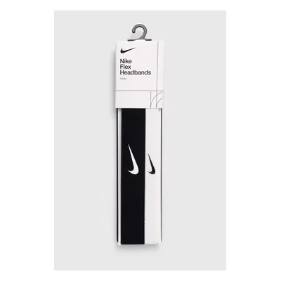 Čelenky Nike 2-pack černá barva