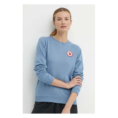 Bavlněná mikina Fjallraven 1960 Logo Badge Sweater dámská, s aplikací, F87230