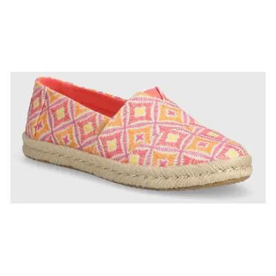 Espadrilky Toms Alpargata Rope 2.0 růžová barva, 10020707