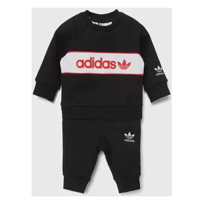 Dětská tepláková souprava adidas Originals černá barva