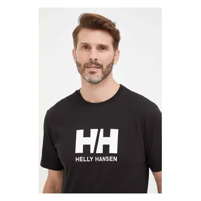 Tričko Helly Hansen HH LOGO T-SHIRT bílá barva, s aplikací, 33979