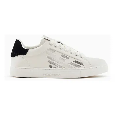 Kožené sneakers boty Emporio Armani béžová barva, X3X146 XR098 N480