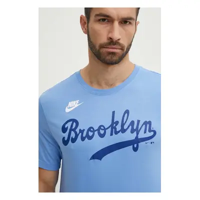 Bavlněné tričko Nike Brooklyn Dodgers s potiskem