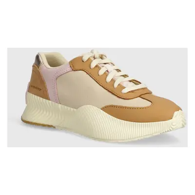 Semišové sneakers boty Sorel ONA BLVD CLASSIC WP béžová barva, 2083081246