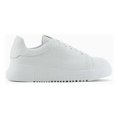 Kožené sneakers boty Emporio Armani bílá barva, X3X024 XF768 00001