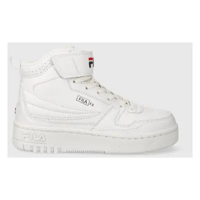 Dětské sneakers boty Fila FXVENTUNO velcro mid bílá barva