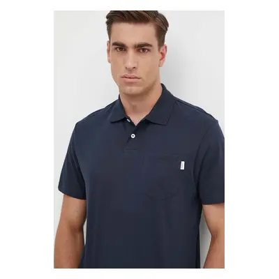 Bavlněné polo tričko Pepe Jeans HOLDEN tmavomodrá barva, PM542154