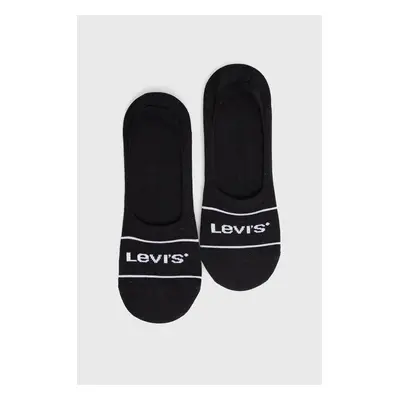 Ponožky Levi's pánské, černá barva, 37157.0769-black