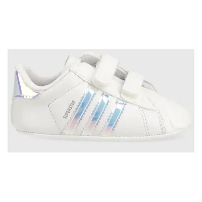 Dětské sneakers boty adidas Originals Superstar bílá barva