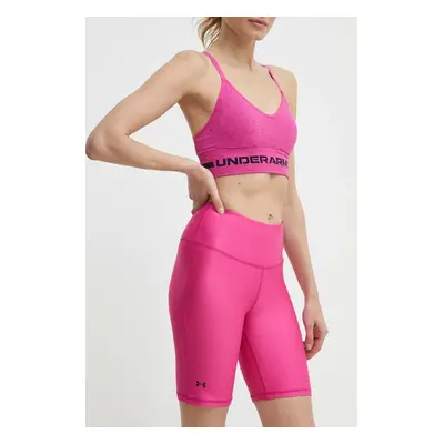 Tréninkové šortky Under Armour dámské, hladké, high waist, 1360939