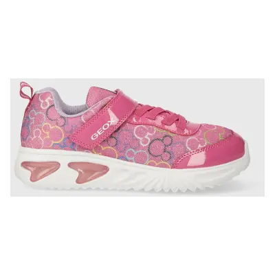 Sneakers boty Geox ASSISTER x Disney fialová barva