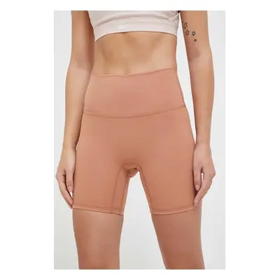 Šortky na jógu JOYINME Oneness ease oranžová barva, high waist