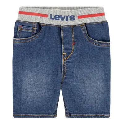 Dětské riflové kraťasy Levi's s potiskem