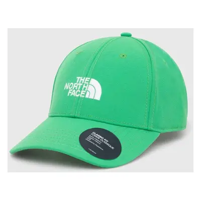 Kšiltovka The North Face Recycled 66 Classic Hat zelená barva, s aplikací, NF0A4VSVPO81