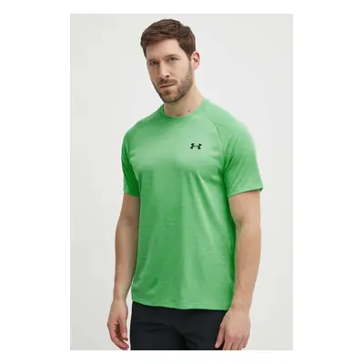 Tréninkové tričko Under Armour Tech Textured zelená barva, 1382796