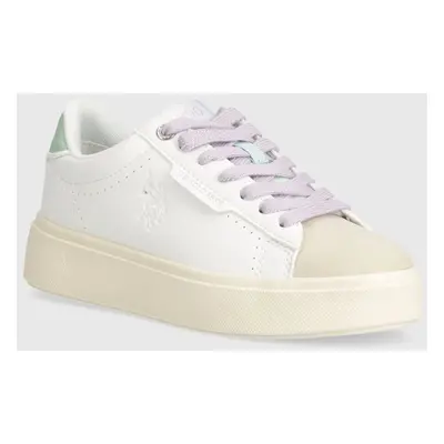 Sneakers boty U.S. Polo Assn. ASHLEY bílá barva, ASHLEY006W 4YS1