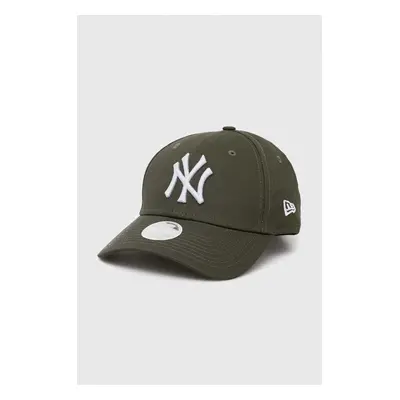 Kšiltovka New Era zelená barva, s aplikací, NEW YORK YANKEES