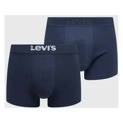 Boxerky Levi's 2-pack pánské, tmavomodrá barva, 37149.0827-002