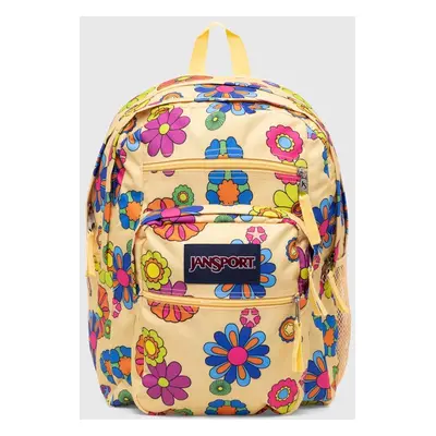 Batoh Jansport žlutá barva, velký, vzorovaný