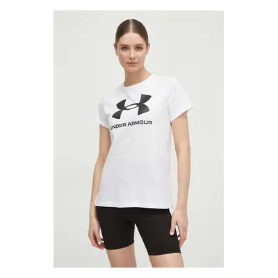 Tričko Under Armour bílá barva, 1356305