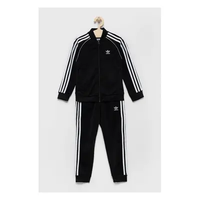 Dětská tepláková souprava adidas Originals H25260 černá barva