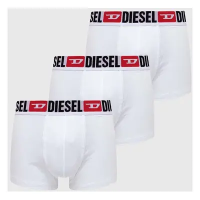 Boxerky Diesel UMBX-DAMIEN-THREE PACK BOXERS 3-pack pánské, bílá barva, 00ST3V.0DDAI