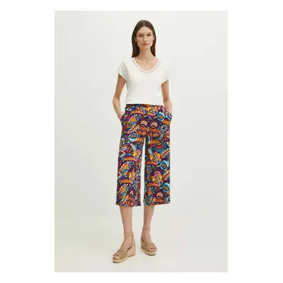 Kalhoty Medicine dámské, střih culottes, high waist