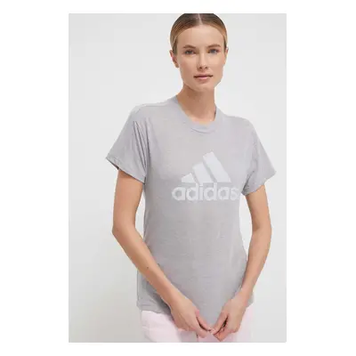 Tričko adidas šedá barva, IC0501