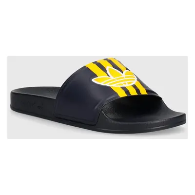 Pantofle adidas Originals Adilette pánské, tmavomodrá barva, ID5787