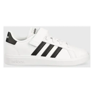 Dětské sneakers boty adidas Grand Court 2.0 bílá barva