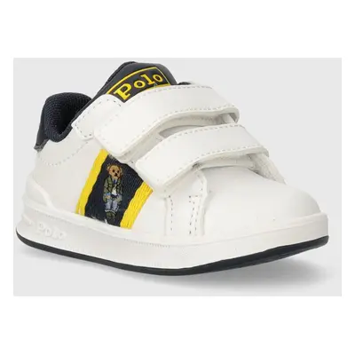 Dětské sneakers boty Polo Ralph Lauren bílá barva