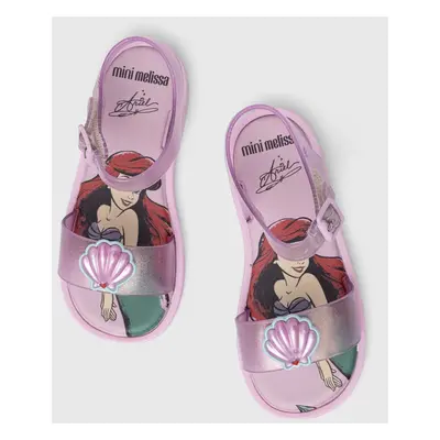 Dětské sandály Melissa MAR SANDAL DISNEY fialová barva