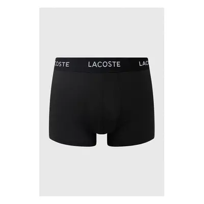 Boxerky Lacoste pánské, černá barva