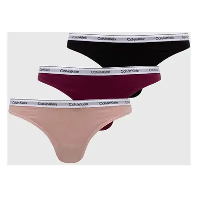 Tanga Calvin Klein Underwear 3-pack 000QD5209E