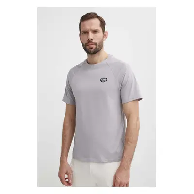 Bavlněné tričko Hummel hmlLGC KAI REGULAR HEAVY T-SHIRT šedá barva, s aplikací, 223989