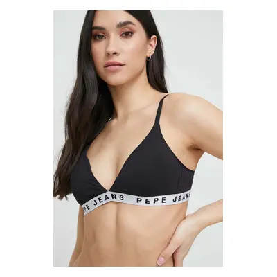 Podprsenka Pepe Jeans LOGO BRA B černá barva, PLU10918.999