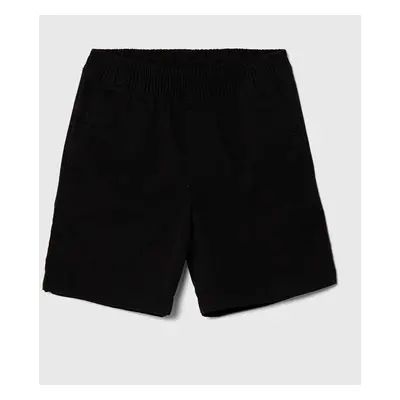 Dětské kraťasy Vans BY RANGE ELASTIC WAIST SHORT KIDS černá barva, hladké