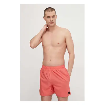 Plavkové šortky adidas Performance Solid CLX oranžová barva, IR6223