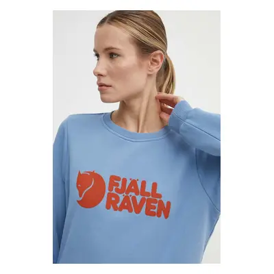 Bavlněná mikina Fjallraven Fjällräven Logo Sweater dámská, s potiskem, F84143