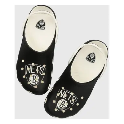 Pantofle Crocs NBA Brooklyn Nets Classic Clog pánské, černá barva, 208651