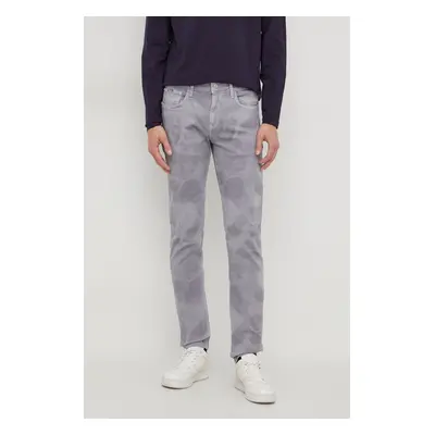 Džíny Pepe Jeans SLIM JEANS CLOUDED pánské, šedá barva, PM207399