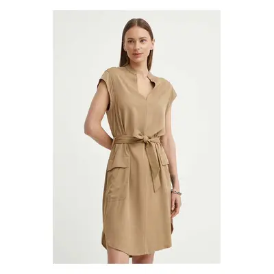 Šaty G-Star Raw béžová barva, mini, D24622-D573