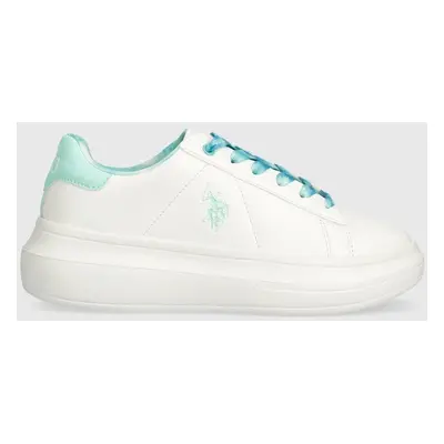 Dětské sneakers boty U.S. Polo Assn. HELIS013A tyrkysová barva