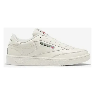 Kožené sneakers boty Reebok Classic Club C 85 bílá barva, HP4320.100024894