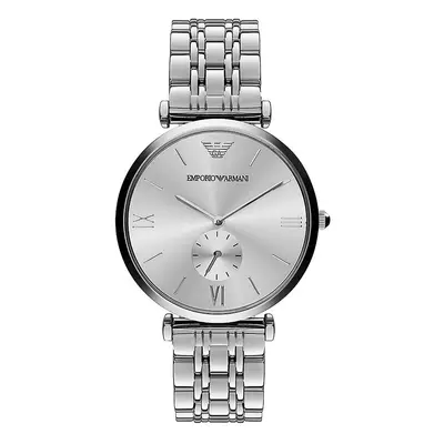 Hodinky Emporio Armani stříbrná barva