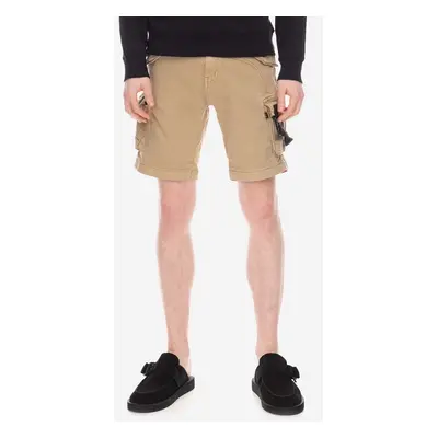 Kraťasy Alpha Industries Special OPS Short pánské, béžová barva, 106254.14-beige