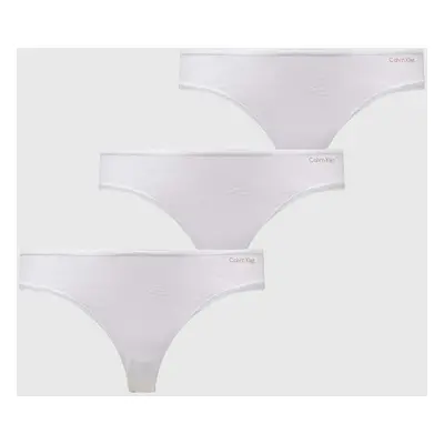 Kalhotky Calvin Klein Underwear 3-pack bílá barva, 000QD5218E