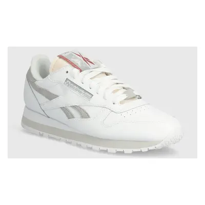 Kožené sneakers boty Reebok Classic CLASSIC LEATHER bílá barva, 100074346