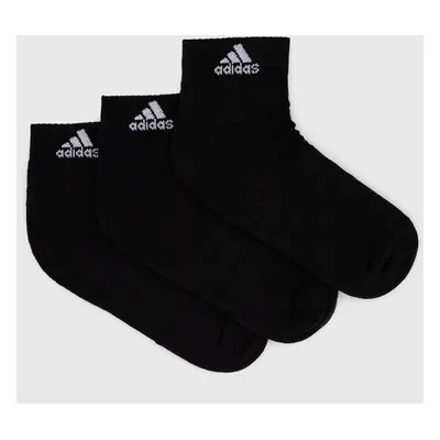 Ponožky adidas 6-pack černá barva, IC1291